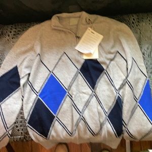 Ballantyne zip neck sweater